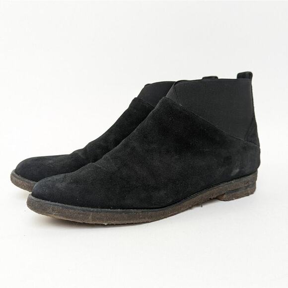 Stuart Weitzman Black Suede Booties - 11.5 - Picture 1 of 11